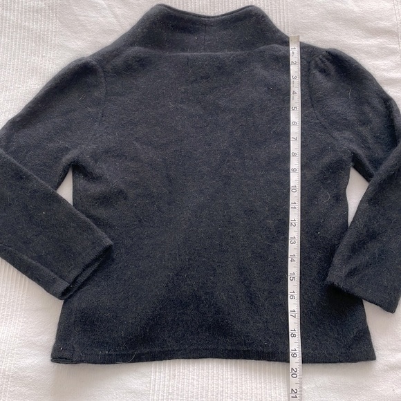 Anthropologie Lucy & Laurel Angora and Wool Blend Cropped Sweater Size Small - Picture 5 of 7